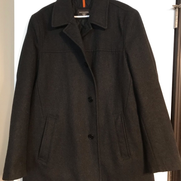 Dockers • EUC Men’s Wool Coat - Picture 2 of 5